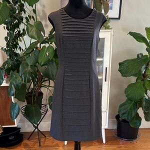 Calvin Klein Dark Gray Sleeveless Midi Dress